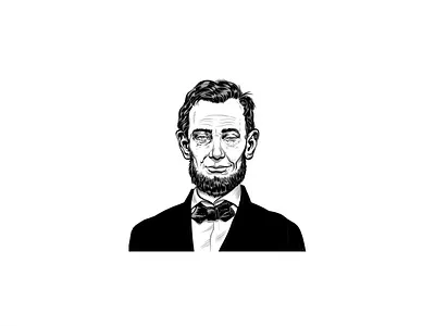 Abraham Drinkin 13labshead illustration