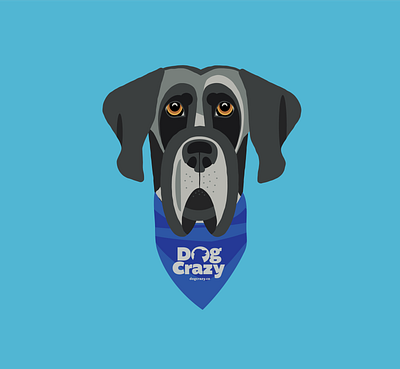 Great Dane dane dogs great dane illustration logo