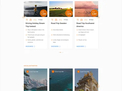 Travel company (Hoi.nl) in The Netherlands needs new homepage clean cruise minimalist modern travel travelagency traveling web page