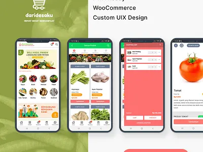 Daridesaku Mobile Application 2020 app design ui ux