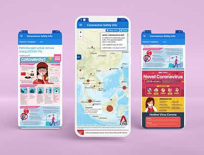 COVID Safety App Indonesia Screens android android app android app design android design app app design app ui app ux design ios ios app mobile mobile app ui ux