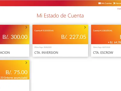 ONLINE BANKING - UI Portal app core banking finance ui web web design