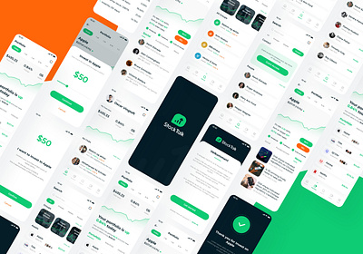 Stack Talk iOS App UI 2021 android app app illustration ios logo stock ui uiux ux