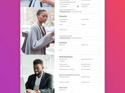 FORMS - Onboarding Finance Form app core banking finance forms onboarding ui ux web web design