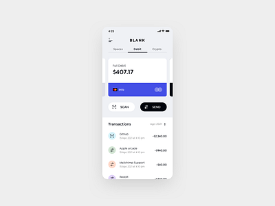 Bank App Concept app bank concept ios money sketch ui