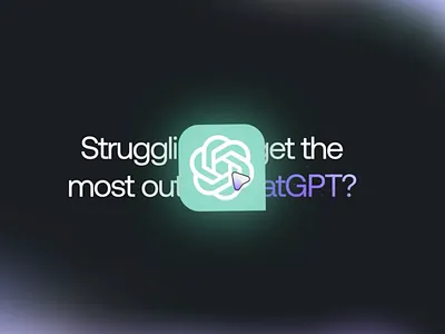 Chat GPT Extension Motion Graphics Promo Render Previews 2d animation after effects animation branding design explainer video motion graphics promo video typography ui