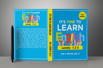 It’s Time to Learn English 3d book mockup amazon kdp book book cover book cover art book cover design book cover designer book cover mockup book design ebook ebook cover educational book cover epic epic book epic book covers epic bookcovers epic covers its time to learn english paperback professional book cover