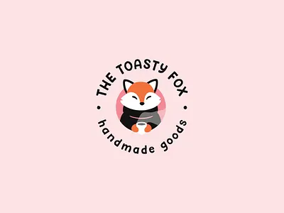 The Toasty Fox animation branding character comfy cute fox funy logo mascot motion graphics warm