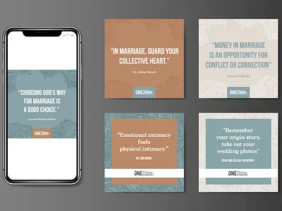 ONE Thing Social Media illustration instagram social media social media design