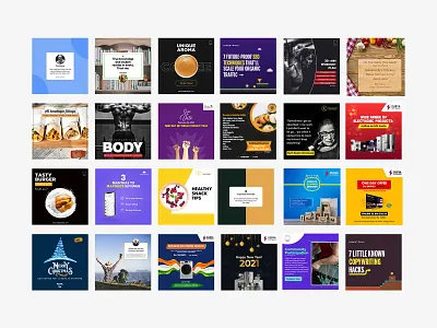 Social Media Post Designs content creation instagram banners post designs social media design social media graphics