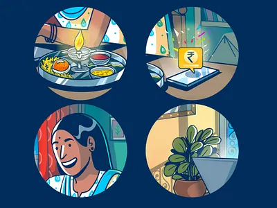 Raksha Bandhan branding design expression illustration india indian logo satishgangaiah ui vector