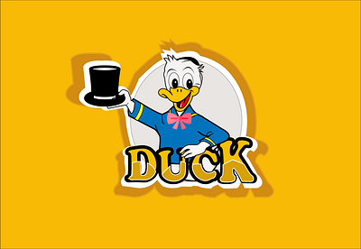 Duck Cartoon Logo cartoon graphic design logo mascot twitch