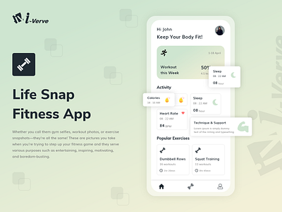 Fitness App Design appdesign branding design dribbble fitnessapp fitnessappdevelopment graphic design i verve illustration inspiration inspire logo trends ui uitrends uiux ux