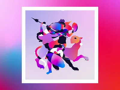 Dionisus abstract blockchain crypto digital art ethereum gif graphic design illustration infinite loop nft rarible vector