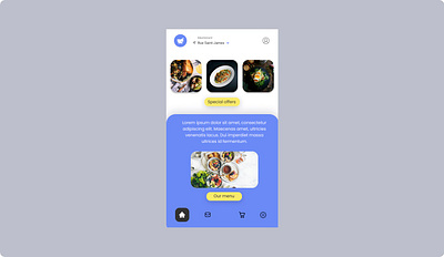 Food Delivery App app design ui ux web