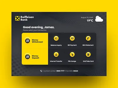 ATM atm atm design atm display design ui ui design ux ux design