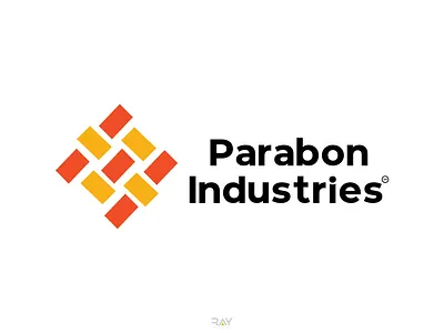 Logo - Parabon Industries brand brand identity brand logo branding creative logo garments logo icon icon design identity design illustration logo logo icon logo mark minimal logo rayphotostration simple logo swing company logo textile logo trendy design wordmark logo