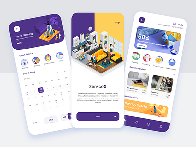 Home Service App Design android app app design app designers app development appdesign application concept design home service app design illustration ios app mobile app mobile app design on demand app design service app design trending trending app design ui uiux designers ux