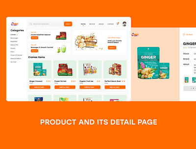 Product and Product Detail page branding design figmadesign firstdesign graphic design landingpage productdetail productpage ui uiux ux webapp