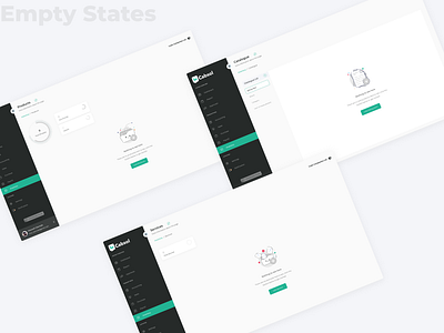 Empty states design empty state ui