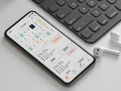 Shift Planner Calendar airpod app booking calendar clean date design healthtech icon ios ipad iphone medic plan planner shift time ui ux