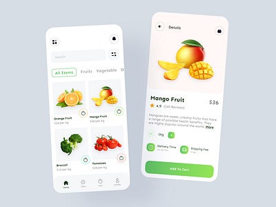 Grocery Shop App app app design application case study design ecommerce eshop estore fruits grocery grocery shop app grocery store mobile mobile app mobile app design mobile ui shop store ui vegetable