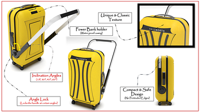 Multi Functional LUGGAGE 3d 3d cad 3d model cad design cad model design illustration renderings