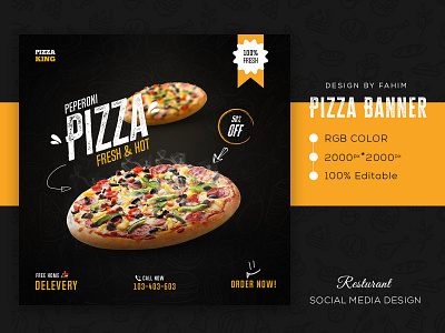 Social Pizza Banner | Poster 3d ads design advertisement pizza banner creative banner design creative pizza banner creative pizza poster creative poster design fastfood pizza banner fastfood pizza poster graphic design hot pizza banner modern pizza banner motion graphics pepperoni pizza banner pizza ads design pizza banner pizza poster social media banner social poster trendy pizza banner