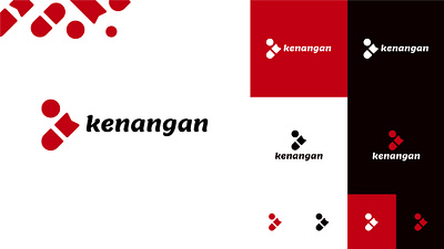 Kenangan Logo Concept app branding design graphic design logo typography vector