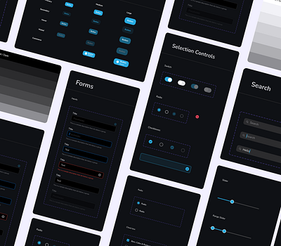 UI Components / Design System 3d design designsystem graphic design illustration interface new ui uiux