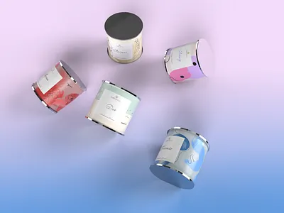 Candle Design 3d abstract branding candle design dimension graphic design illustration