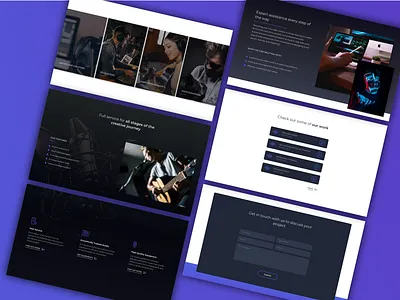 Omni Studio Design adobexd branding design landingpage webdesign