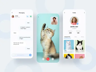 Pet Adoption App Concept app clean ui design ios ios app minimal design minimalism pet pet adoption pet app popular shot product product design trending shot ui ux