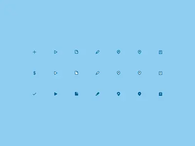 Mini icons iconography icons small ui