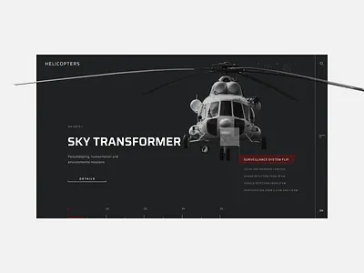 Helicopters. Sky transformer composition dailyinspiration designinspiration detection fullscreen image helicopters sidebar tech design technology tips typography uiux webdesign website websitedevelopment