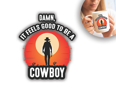 Cowboy | Graphic Design | Merchandise Design artist coffee mug design cowboy graphics creative custome design designers designs expert freelancer graphic design graphic designer illustration illustrator logo design marchendise design modern photoshop professional t shirt design unique