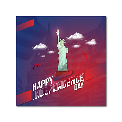 Social media post design 4th july adobe illustrator branding design graphic design icon illustration illustrator independence independence day post logo logo design minimal post design modern post design post design social media social media post design ui