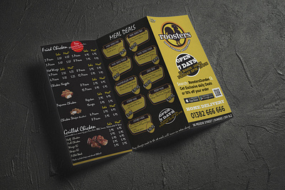 Menu Card Design adobe adobe illustrator adobe indesign adobe photoshop brand design branding design graphic design ico icon illustration illustrator logo logo design logo minimal menu card modern logo restaurant card design ui