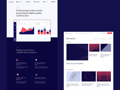 Synthesized Website Design branding design design studio devops enterprise graphic design interaction interface landing page motion graphics ui user experience user interface ux web web design web layout web page website website design