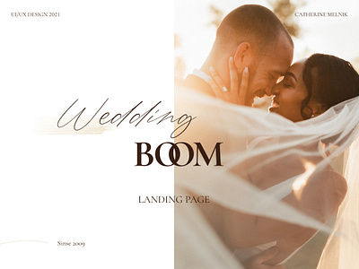 Wedding agency bride landing page marriage wedding