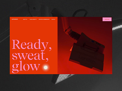 Infrared Promo Website animation grid promo synchronized.studio ui ux video web website zhenya zhenyary