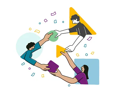 Collab Illustration ad advertising animation branding cartoon character character art cool design draw graphic design illustration motion graphics painting ui