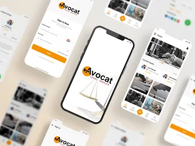 Avocat App app design ios law laws references lawyer legal questions sokar ui ux