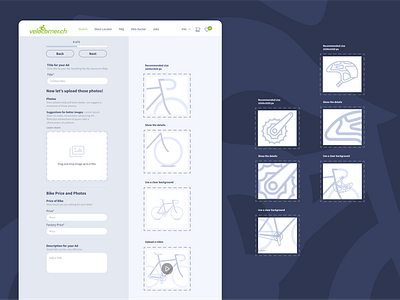 Ad creation process UX/UI ad ad creatioon ad platform bicycle bicycle patform bike platform create process illustration ivona petrovic platform ui ux vector vector illustration website