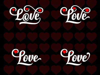Love Text Design branding design designer mahabub graphic design illustration logo love love typography design text typography vector
