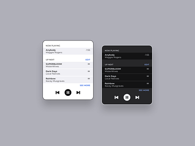 Daily ui 109 - Music player remix 009 daily ui music player