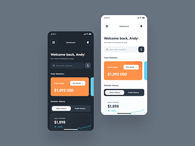 Project Wifi Mobile App Design - Preview app design clean colorful dark dark theme dashboard design illustration inspiration light theme logo mobile mobile app mobile design mockup modern ui design