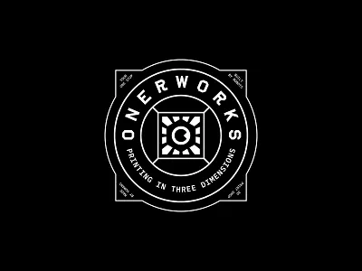 Onerworks Lockup 3d printing branding film lockup logo north carolina raleigh