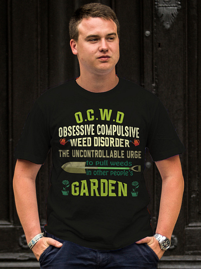 Gardening NICHE T-SHIRT DESIGN branding design designer mahabub garden garden lover t shirt garden niche portfolio gardening graphic design logo t shirt tee shirt tee shirt design typography ui