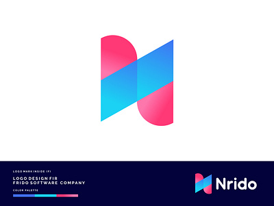 Nrido Modern Logo Design abstract logo branding creative logob design graphic design illustration illustration illustrator logo logo design business logofolio